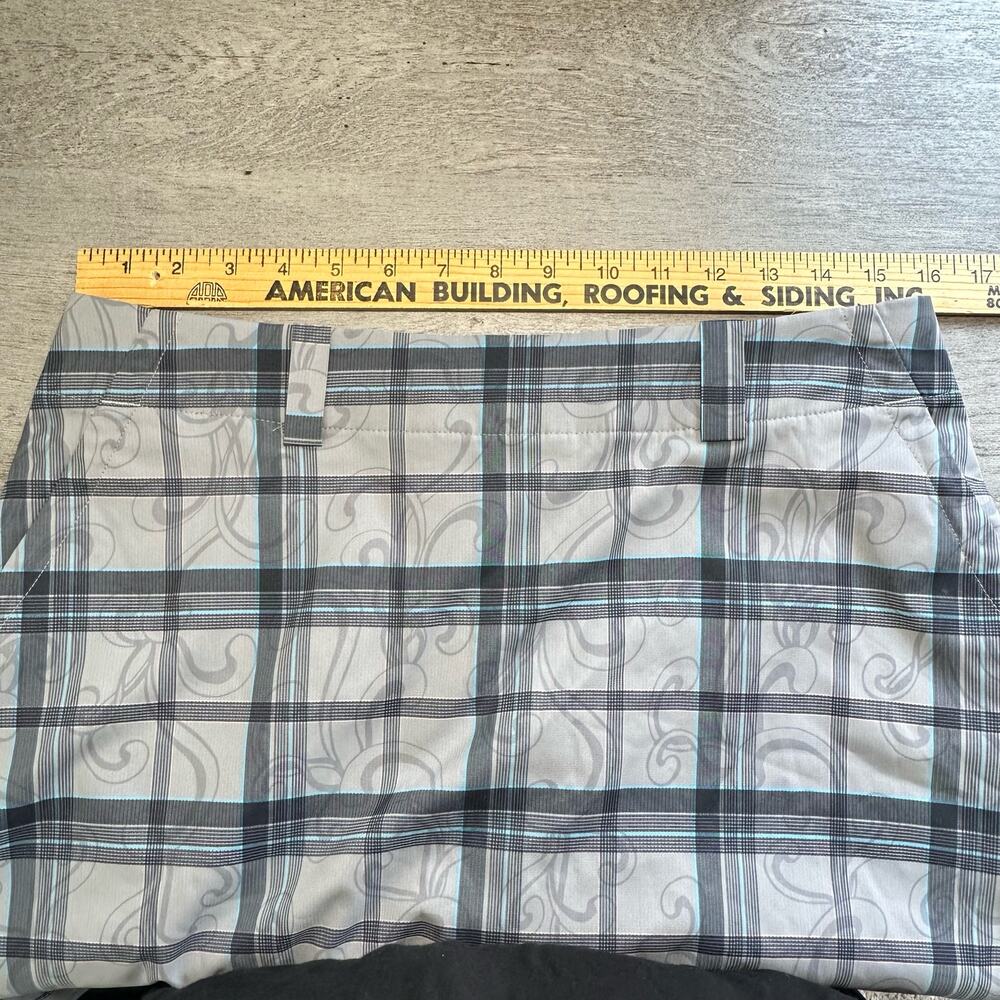 Nike Women Golf Skirt Skort Gray Plaid Med - Picture 7 of 9